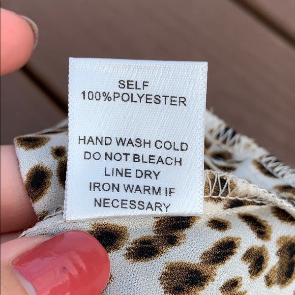 NWT mittoshop Cheetah Blouse - Picture 8 of 8